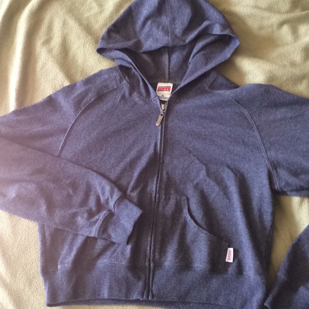 Soffe grey lightweight hoodie